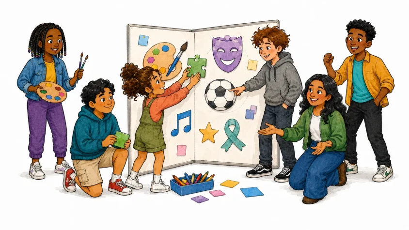 Niños, niñas y adolescentes participan en experiencias de arte, música, cultura y deporte