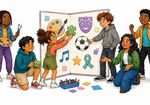 Niños, niñas y adolescentes participan en experiencias de arte, música, cultura y deporte