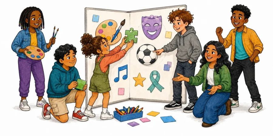 Niños, niñas y adolescentes participan en experiencias de arte, música, cultura y deporte
