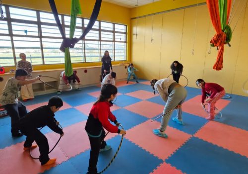 Jornada comunitaria Familias que Abrigan con actividades recreativas en Punta Arenas